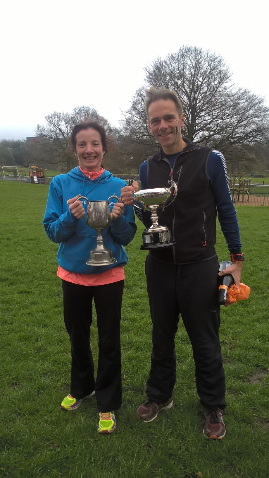 Season Winners Rob Grantham and Lyndsey Chamberlain