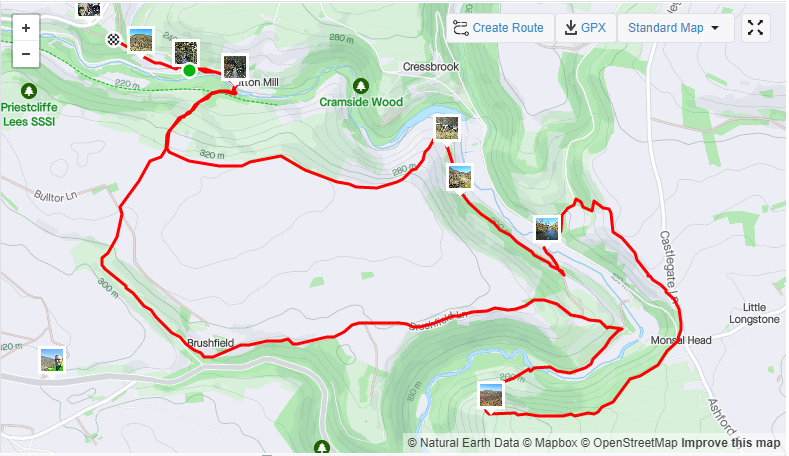 British Police Fell Race 2023 - Map