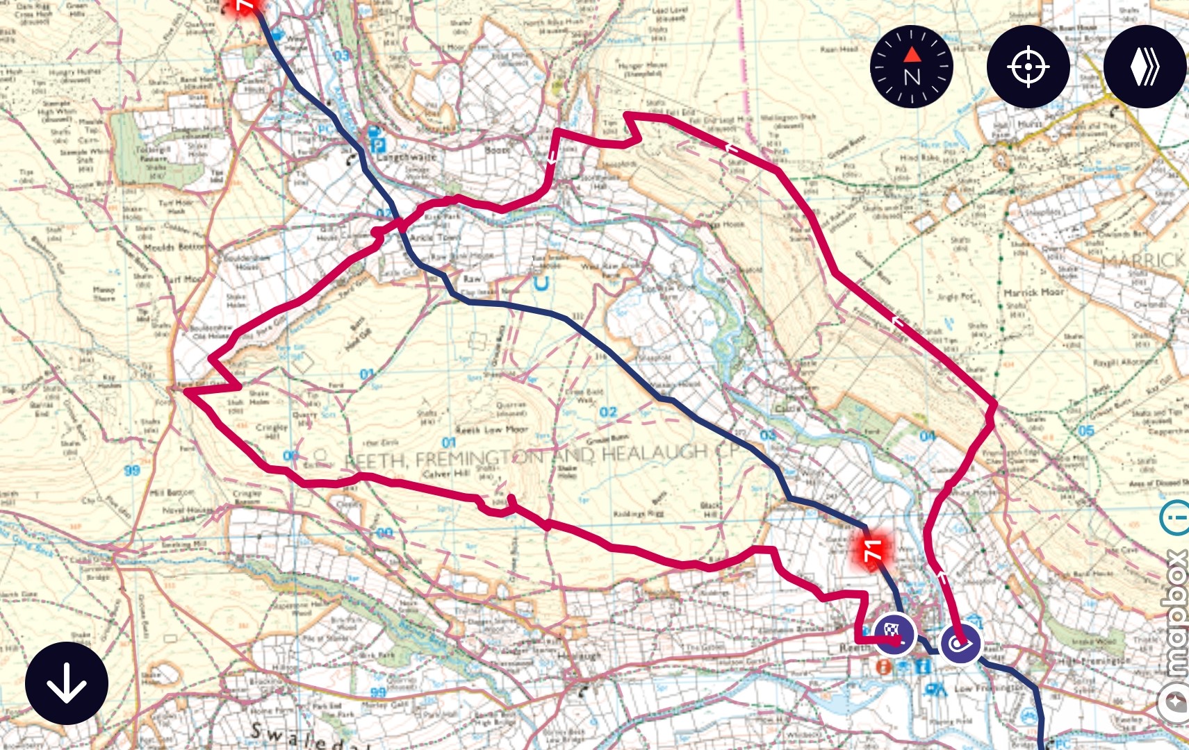 British Police Fell Race - 2024 - Proposed Route
